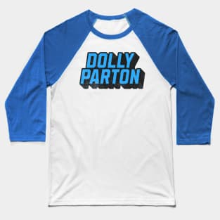 Dolly Under Blue Baseball T-Shirt